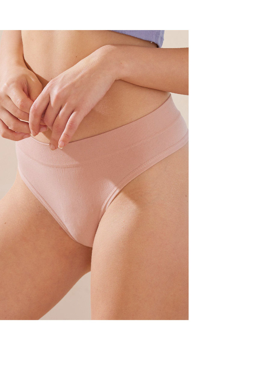 性感隱形運動健身高彈性丁字褲