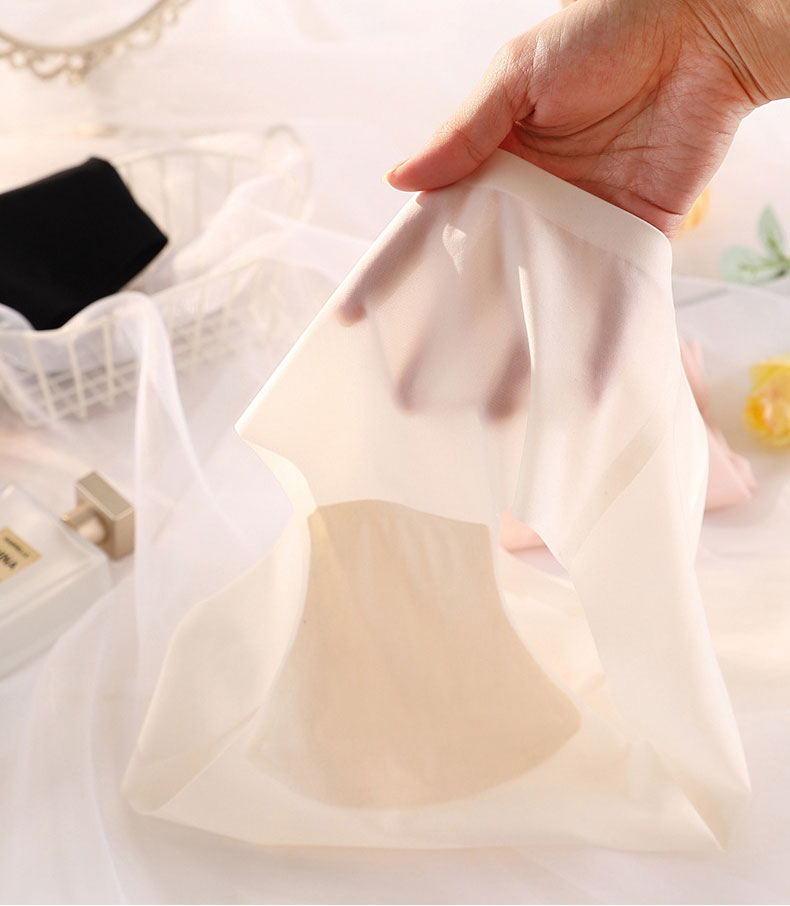 超薄抗菌透氣無痕抑菌三角褲 (粉色)M-L