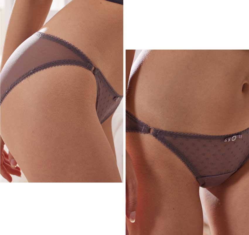 輕奢．輕薄輕盈性感透氣簍空蕾絲低腰三角褲(黑色)