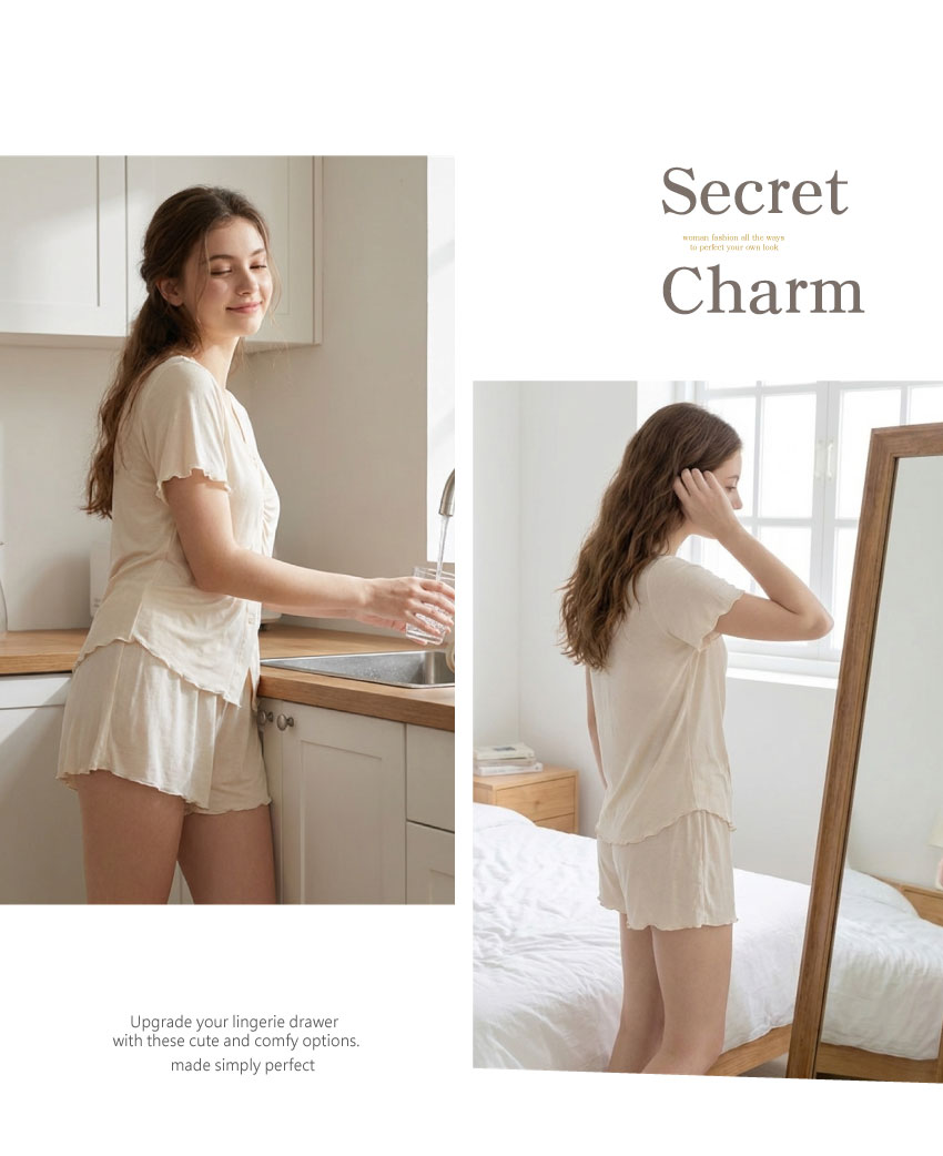 前小交叉網紗蕾絲緞面條低腰三角褲 (紫色) FREE