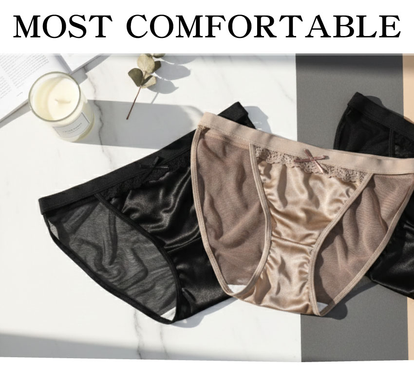 舒芙高衩微蕾絲低腰三角褲 (天空藍) L-XL