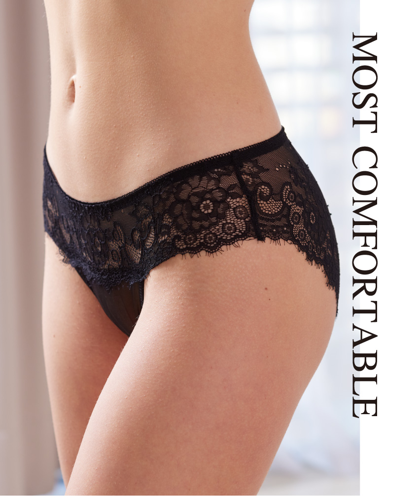 綁帶繫帶蝴蝶結性感包臀三角褲 (白色) M-L