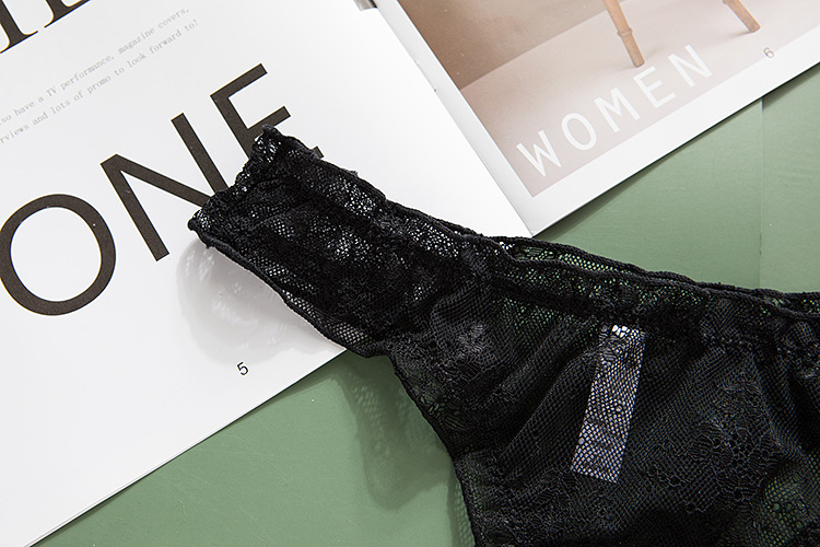 最乖乖蕾絲花邊性感狐狸毛毛丁字褲-可拆卸毛球 (粉色) M-L