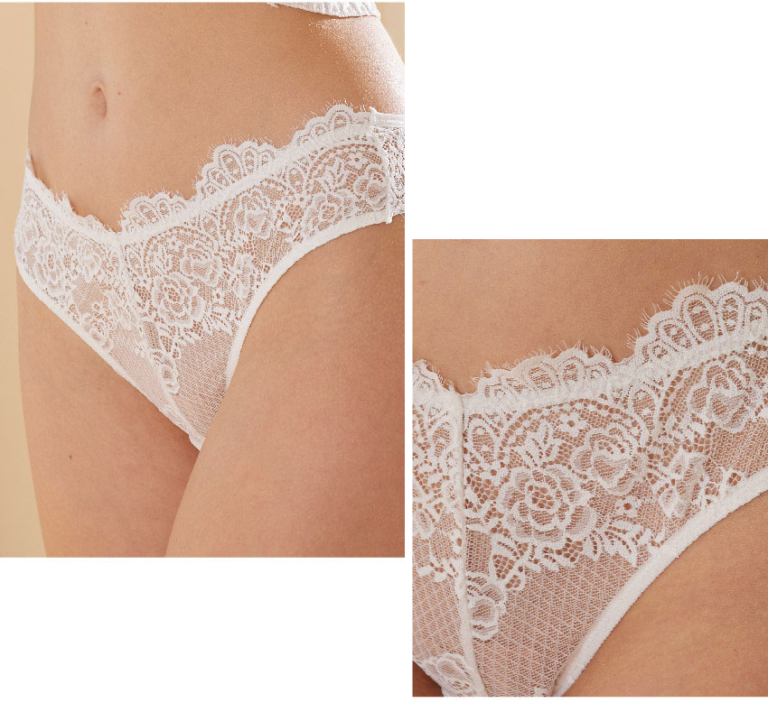 三角造型性感蕾絲丁字褲