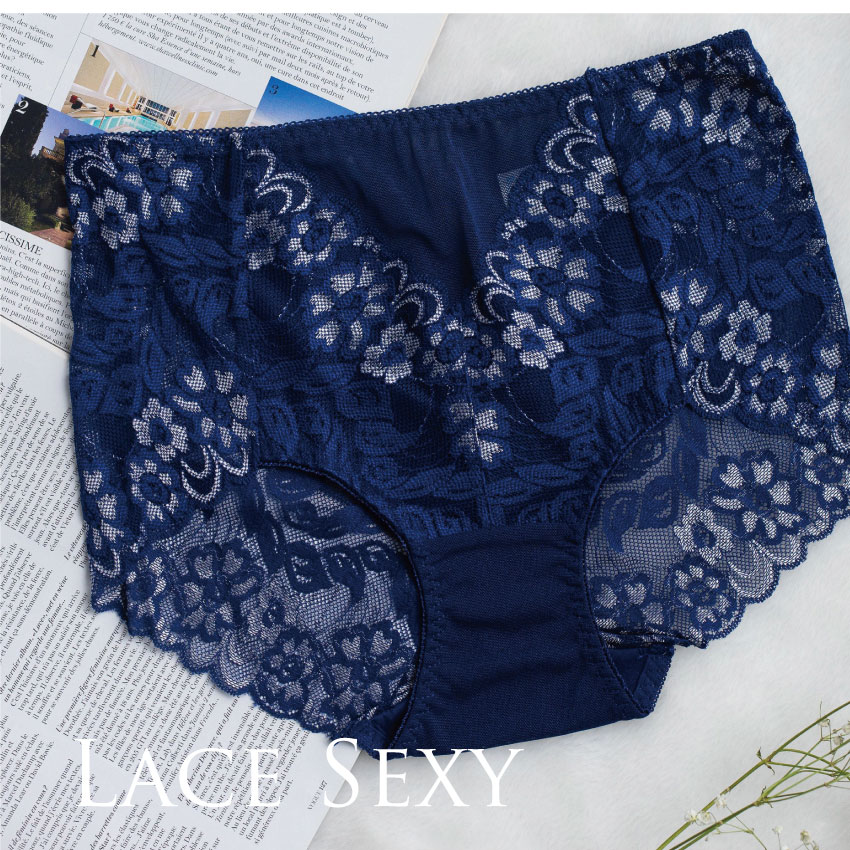 日系精美蕾絲無痕精美內褲 (粉)