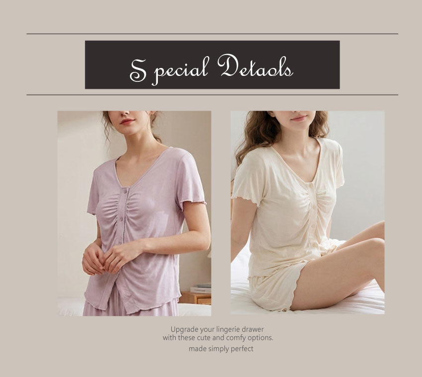 前小交叉網紗蕾絲緞面條低腰三角褲 (紫色) FREE