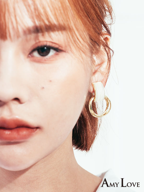 現貨｜925銀針．幾何方形貓眼石．銀針耳飾 耳環