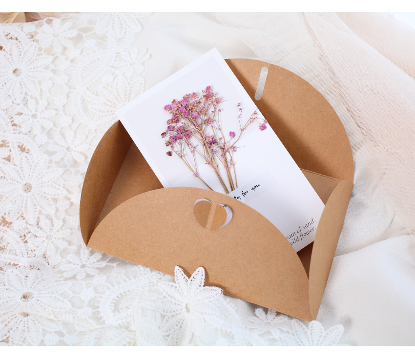 心儀心語滿天星卡片 (粉色)