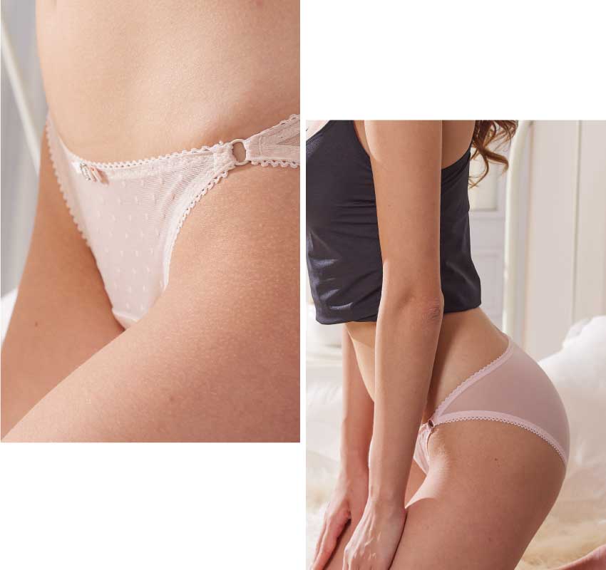 輕奢．輕薄輕盈性感透氣簍空蕾絲低腰三角褲(黑色)
