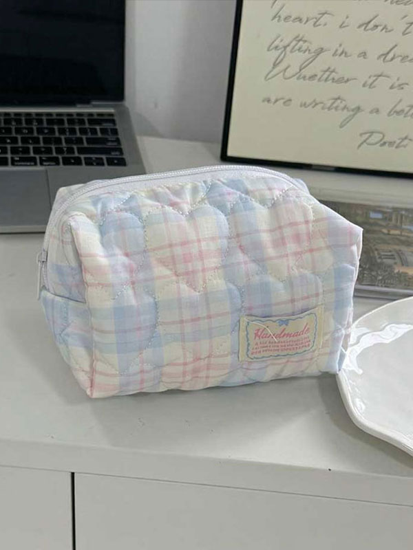 澎澎手拿收納化妝包 (隨機色)