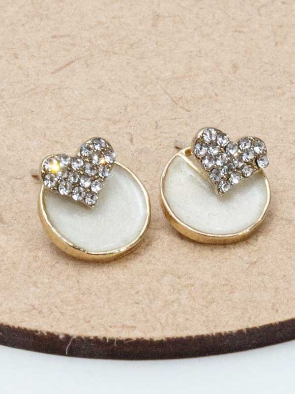 現貨｜925銀針．陶醉心鑽．銀針耳飾 耳環