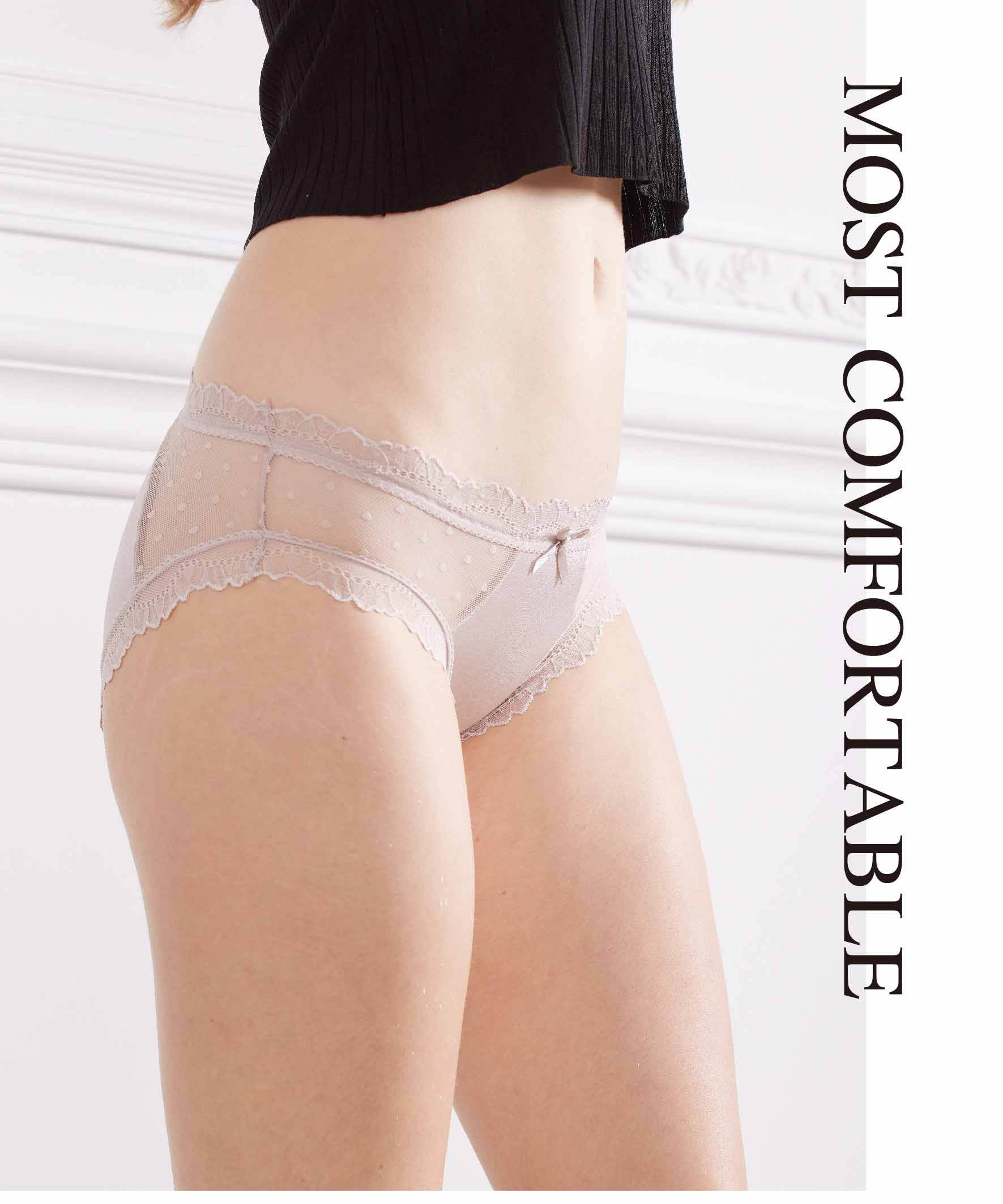 前點點性感蕾絲三角褲