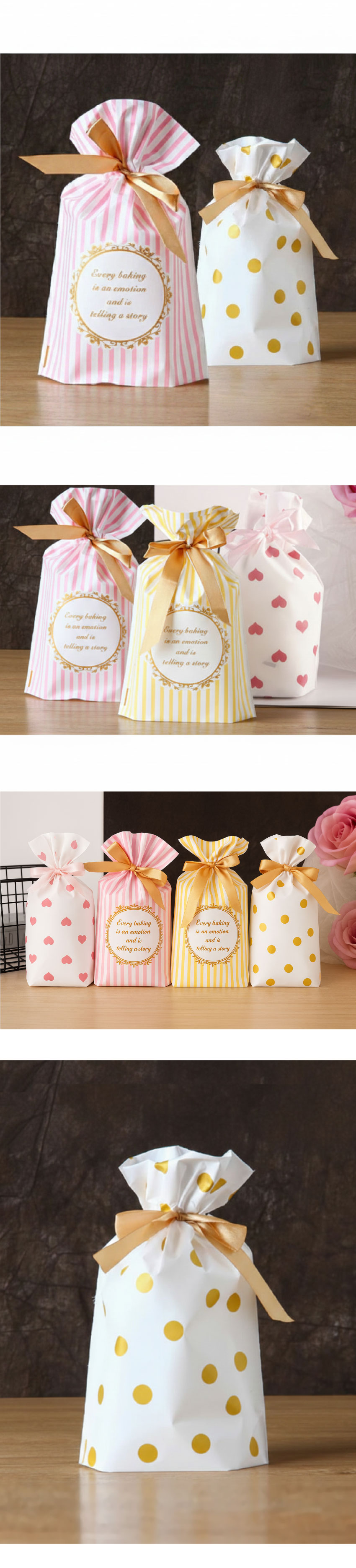 精美禮物包裝服務 (金色圓點)