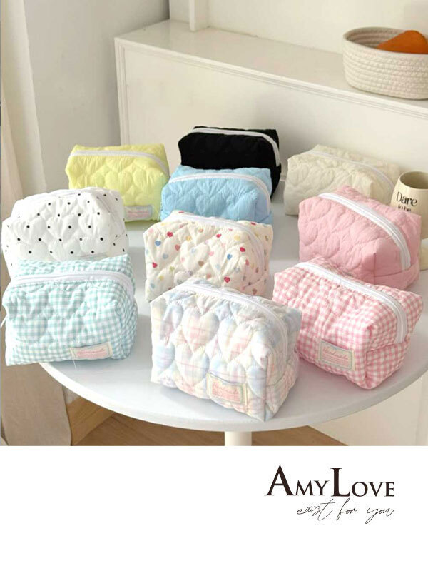 澎澎手拿收納化妝包 (隨機色)