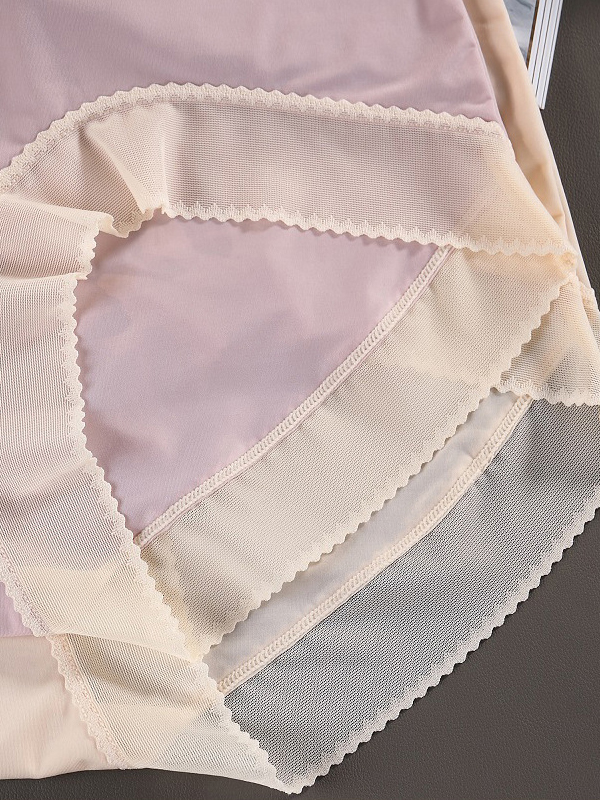 高透氣輕薄抗菌包臀桑蠶絲三角褲 (柔綠色) XL-3XL