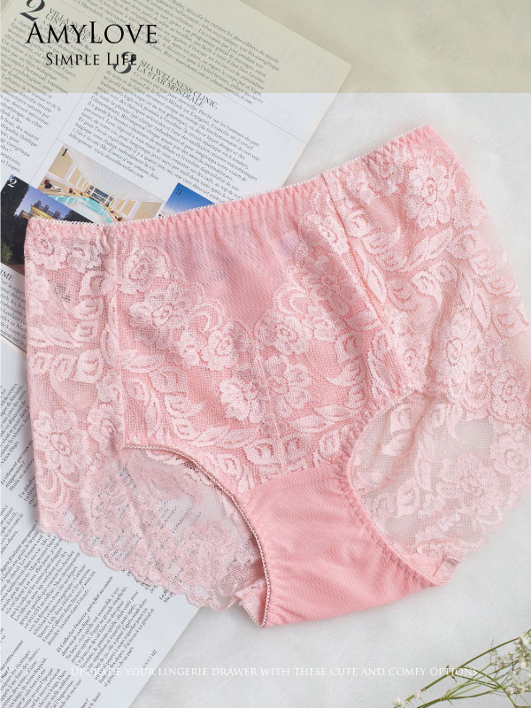 日系精美蕾絲無痕精美內褲 (日本藍) L~XL