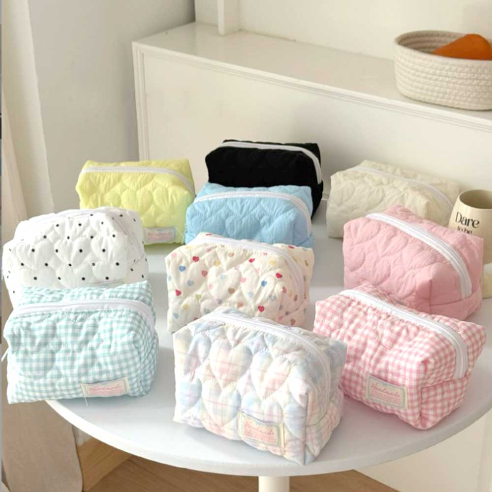 澎澎手拿收納化妝包 (隨機色)