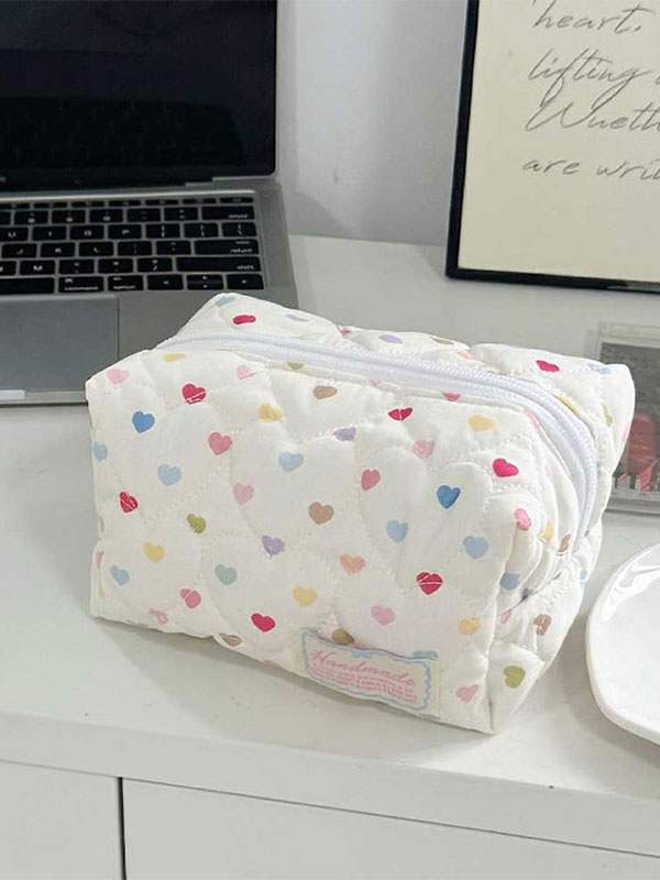 澎澎手拿收納化妝包 (隨機色)