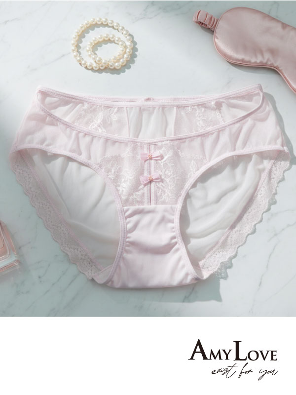 花芯簍空線條低腰三角褲 (黑色) M-XL