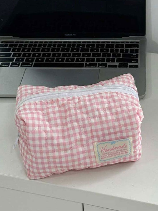 澎澎手拿收納化妝包 (隨機色)